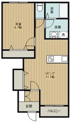 ルージンディオスの物件間取画像